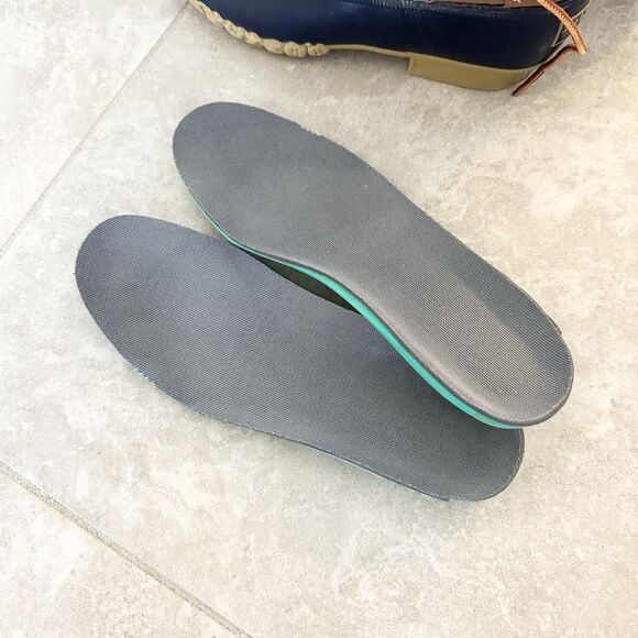 L.L. Bean Duck Boots Womens 6M Navy Blue 8" Made in Maine Waterproof Gorpcore - Picture 13 of 15